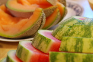 Fruit watermelon rockmelon