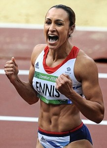 I love Jess Ennis' Abs! What an athlete